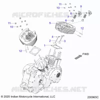ENGINE, TESTA CILINDRO ASM.