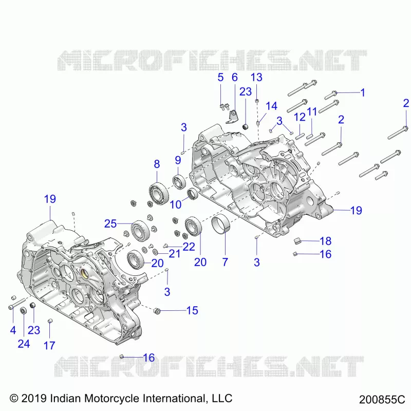 MOTORE, CASE ASM.