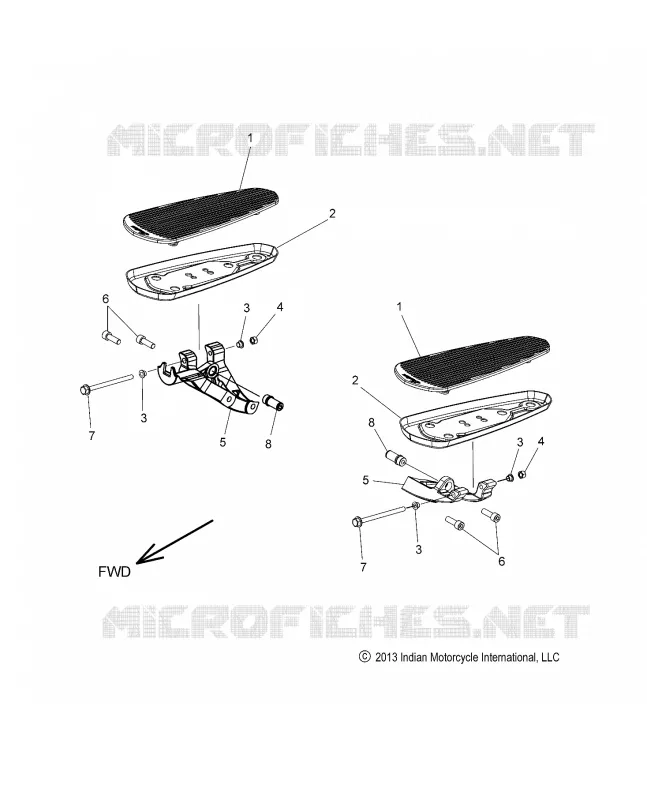 CHASSIS, FLOORBOARD, DRIVER