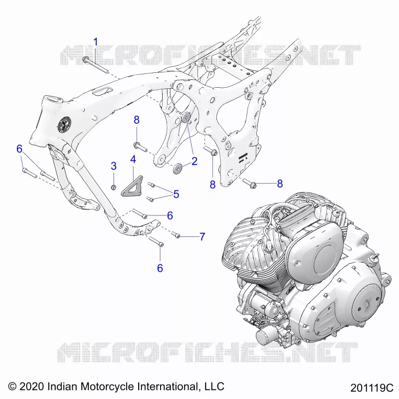 ENGINE, MONTAGGIO DEL MOTORE