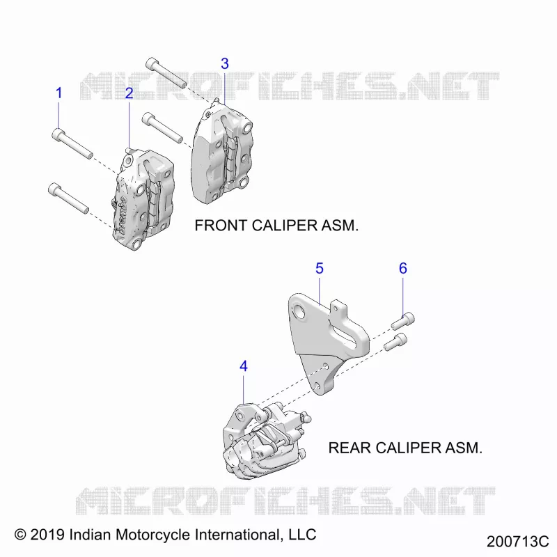 BRAKES, PINZA FRENO ANTERIORE AND REAR