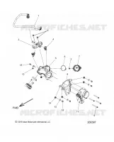 SISTEMA DI ALIMENTAZIONE CARBURANTE, FUEL CLAM SHELL/THROTTLE BODY