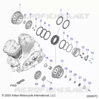 TRASMISSIONE, CLUTCH AND PRIMARY DRIVE