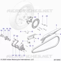 TRASMISSIONE, SPROCKETS, GUARDS AND CHAIN