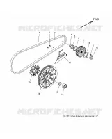TRASMISSIONE, DRIVE SPROCKET, BELT AND GUARD