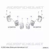 ELETTRICO, SWITCH CONTROLS, LH/RH