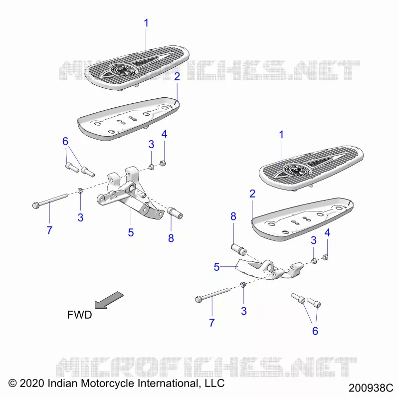 CHASSIS, FLOORBOARD, DRIVER