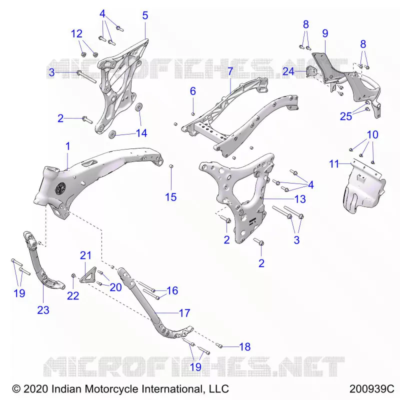 CHASSIS, TELAIO ASM.