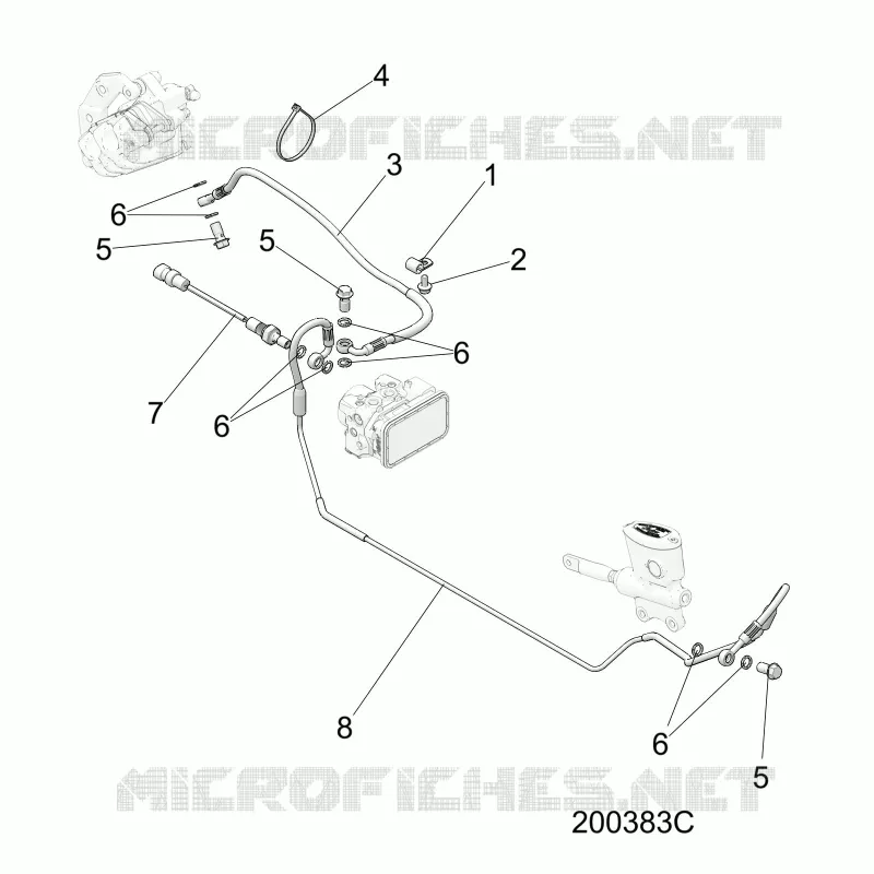FRENOS, FRENO LINE, REAR, ABS