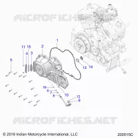 ENGINE, PRIMARY AND COPERCHIO FRIZIONE