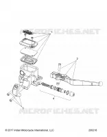 FRENO ANTERIORE, LEVER AND MASTER CYLINDER