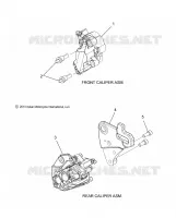 BRAKES, PINZA FRENO ANTERIORE / POSTERIORE