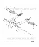 SOSPENSIONE POSTERIORE ASM., SWING ARM AND SHOCKS