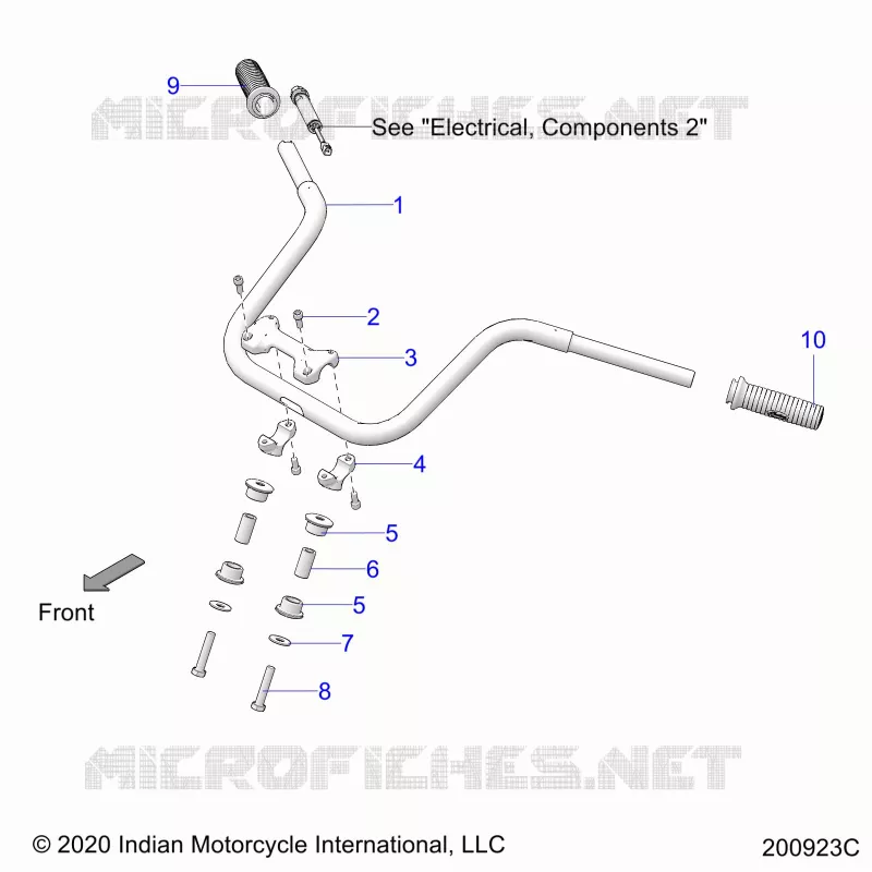 STEERING, MANUBRIO MONTAGGIO AND GRIPS