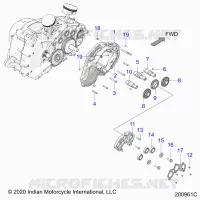 MOTORE, CAM SHAFTS AND GEARS