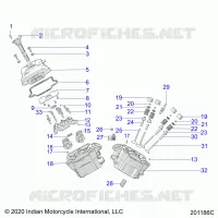 ENGINE, TESTA CILINDRO ASM.