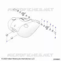 SISTEMA DI ALIMENTAZIONE CARBURANTE, FUEL TANK MOUNTING