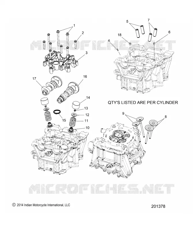 ENGINE, TESTA CILINDRO ASM.