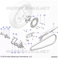 TRASMISSIONE, SPROCKETS, GUARDS AND CHAIN