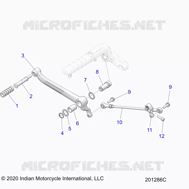 TRASMISSIONE, SHIFT PEDAL AND LINKAGE