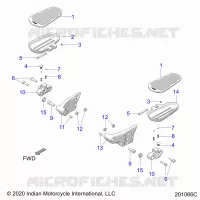 CHASSIS, FLOORBOARD, PASSENGER