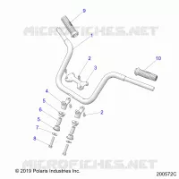 STEERING, MANUBRIO MONTAGGIO AND GRIPS
