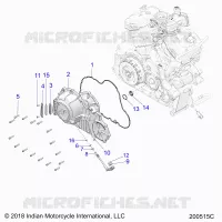 ENGINE, PRIMARY AND COPERCHIO FRIZIONE