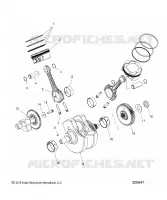 ENGINE, PISTON AND ALBERO MOTORE