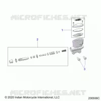 FRENO POSTERIORE, MASTER CYLINDER
