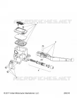 FRENO ANTERIORE, LEVER AND MASTER CYLINDER