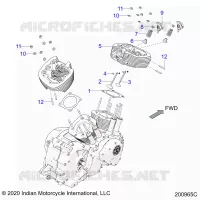 ENGINE, TESTA CILINDRO ASM.