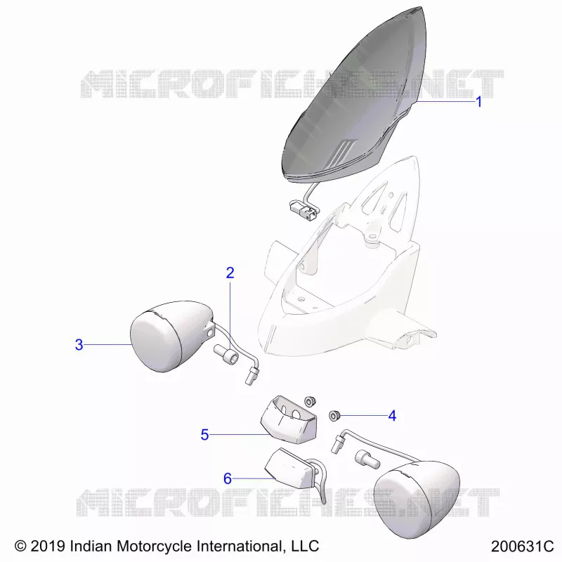 ELETTRICO, TURN SIGNAL, REAR AND TAILLIGHT