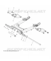 SOSPENSIONE POSTERIORE ASM., SWING ARM AND SHOCKS