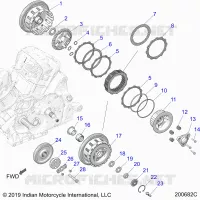 TRASMISSIONE, CLUTCH AND PRIMARY DRIVE