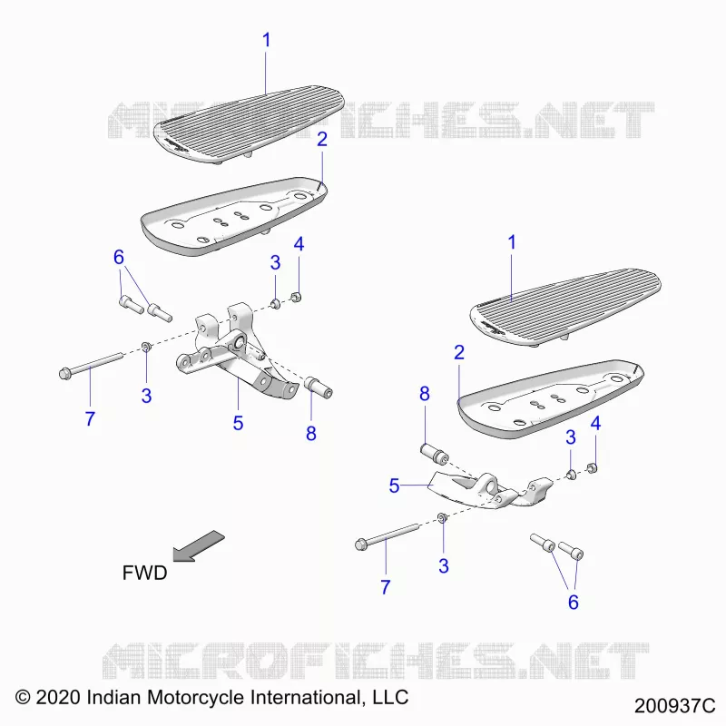 CHASSIS, FLOORBOARD, DRIVER