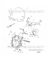 CARENATURA ASM, WINDSHIELD MOUNT