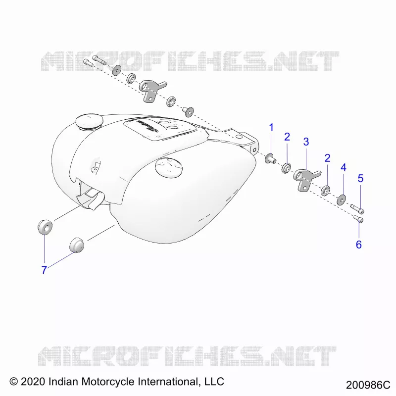 SISTEMA DI ALIMENTAZIONE CARBURANTE, FUEL TANK MOUNTING