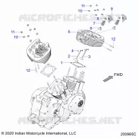 ENGINE, TESTA CILINDRO ASM.