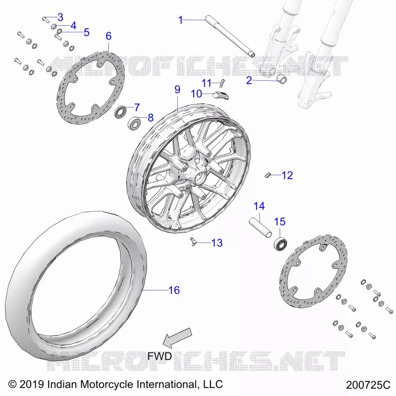 RUOTA ANTERIORE