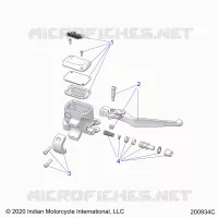 FRENO ANTERIORE, LEVER AND MASTER CYLINDER