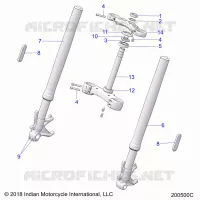 TIMONE, FRONT FORKS