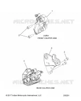 BRAKES, PINZA FRENO ANTERIORE AND REAR