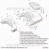 TRONCO LID AND BACKREST ASM.