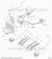 ELETTRICO, REAR LIGHTING AND TURN SIGNALS (PACIFIC MODELS ONLY)