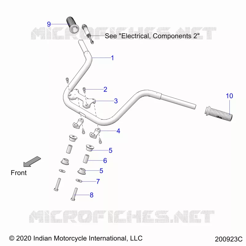 STEERING, MANUBRIO MONTAGGIO AND GRIPS