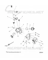 SISTEMA DI ALIMENTAZIONE CARBURANTE, FUEL CLAM SHELL/THROTTLE BODY