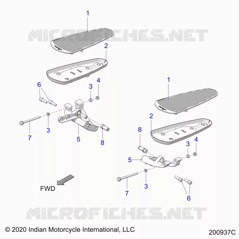 CHASSIS, FLOORBOARD, DRIVER