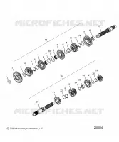 TRASMISSIONE, INPUT/OUTPUT SHAFT ASM.