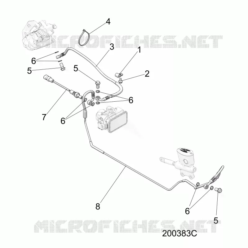 FRENOS, FRENO LINE, REAR, ABS