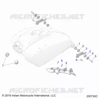 SISTEMA DI ALIMENTAZIONE CARBURANTE, FUEL TANK MOUNTING